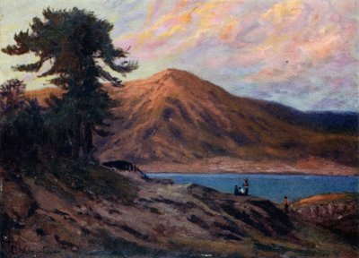 Pines on Lake Alumine by Ernest William Christmas